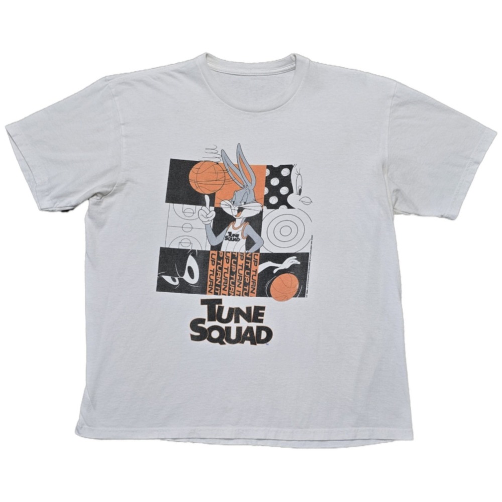 Retro Space Jam Graphic T-Shirt Bugs Bunny Tune Squad Mens‎ L